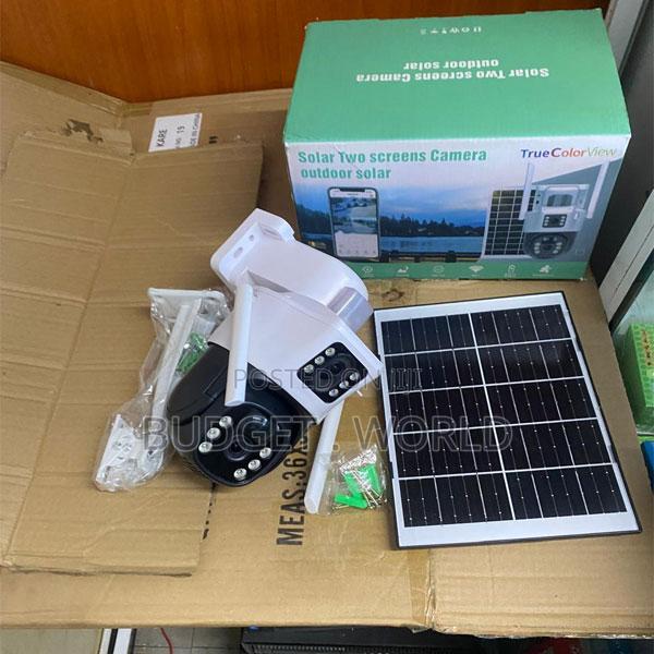Solar Powered 4g Dual Lens CCTV – Weatherproof PTZ Security Camera