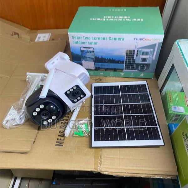 Solar Dual Lens Security Camera – 4g Sim Card PTZ Surveillance System