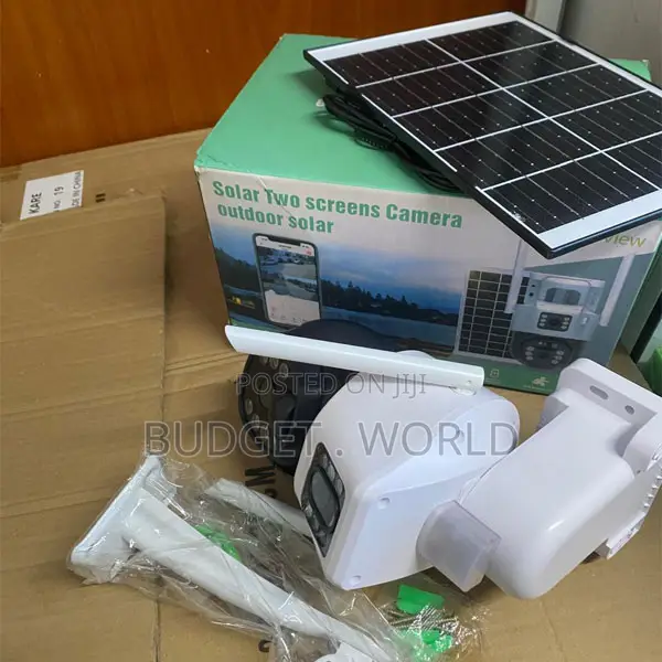 Wireless 4g Solar CCTV Camera – Dual Cameras With Smart Motion Detect