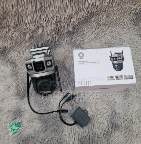 4g Security Camera With Dual Lens Night Vision Smart CCTV Camera