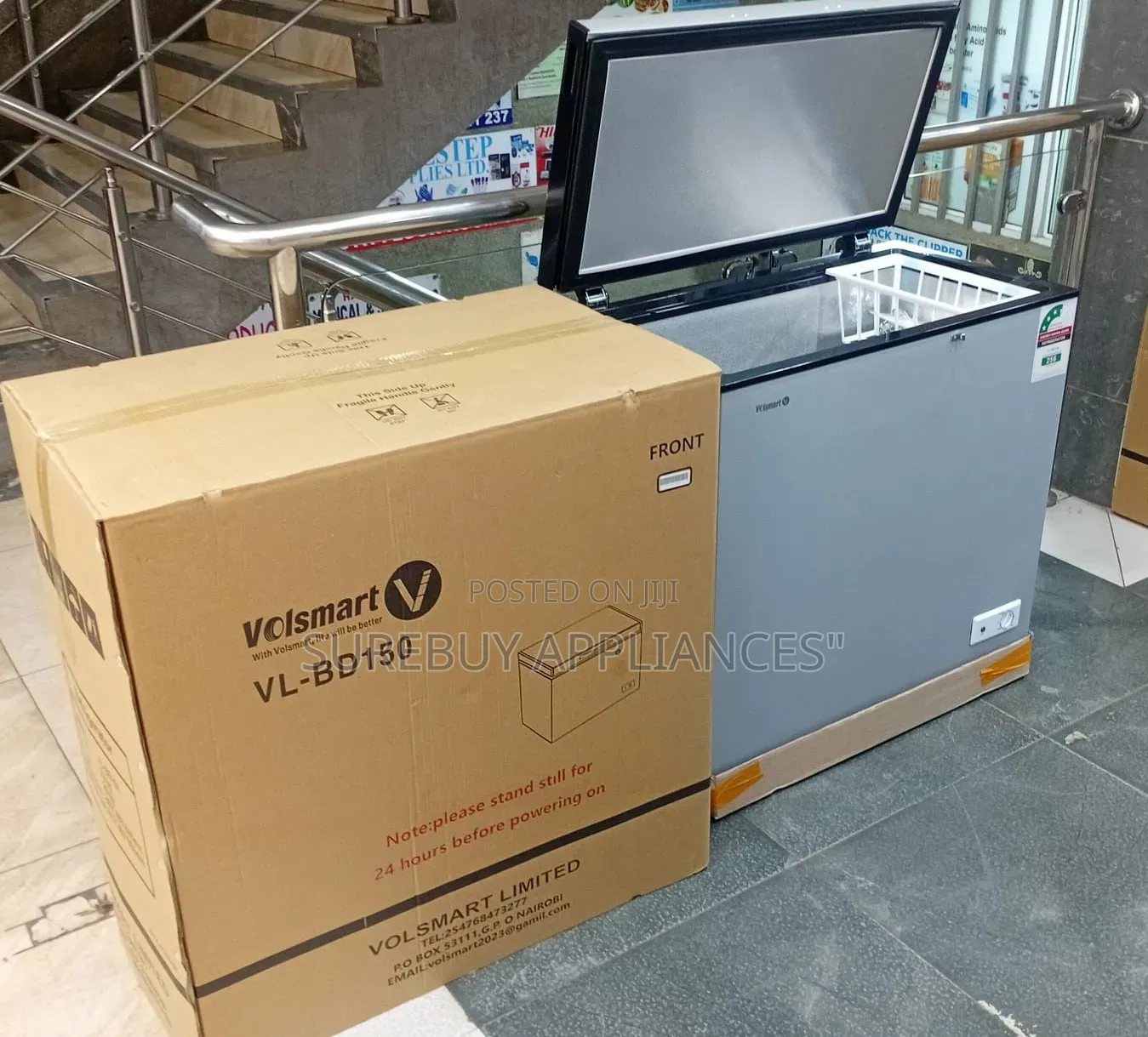 Volsmart 150 Litres Chest Freezer With Fast Cooling