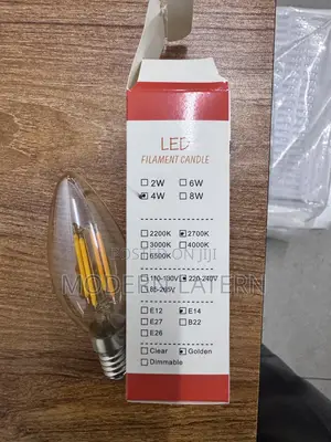 Modern Latern C35 Filament Candle Bulb E14 E27 – Warm White Led