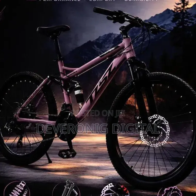Tsn Mtb Mountain Bike With Rear Suspension And Disk Brakes Size 26