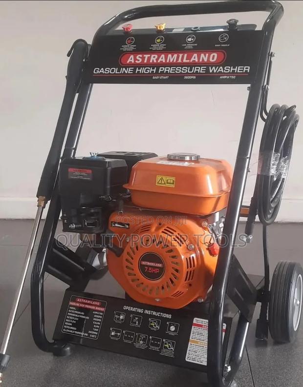 *Ampw750* *Astramilano Petrol Pressure Washer 3200psi 7.5hp Engine*