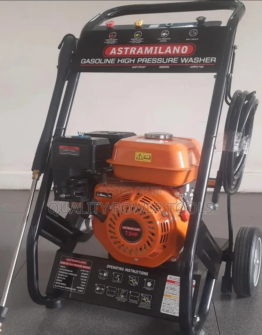 *Ampw750* *Astramilano Petrol Pressure Washer 3200psi 7.5hp Engine*