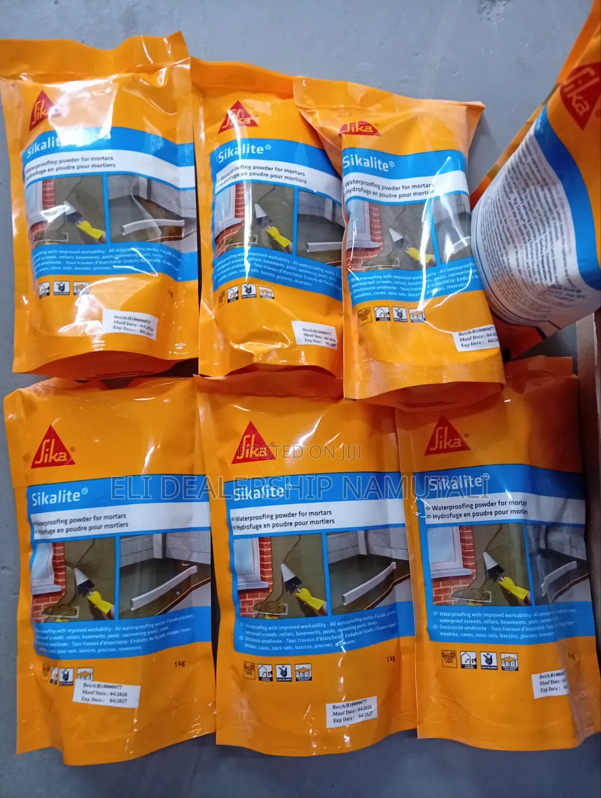 Sikalite 1kg Water-Resistant Mortar Admixture for Pools and Basements