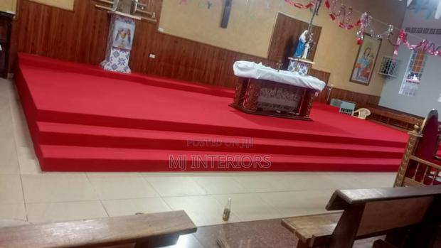 Elegant Carpet Flooring for Altar and Churches Properties