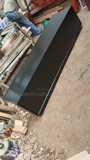 Curved Galana TV Stand Showcase Lowline Design