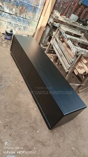 Curved Galana TV Stand Showcase Lowline Design