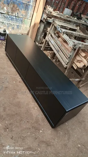 Curved Galana TV Stand Showcase Lowline Design