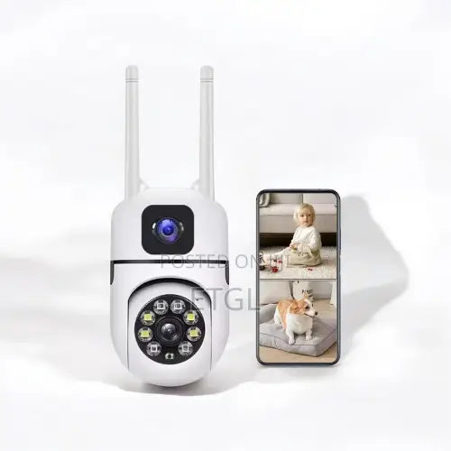 V380 Dual Lens Wifi Bulb PTZ Camera