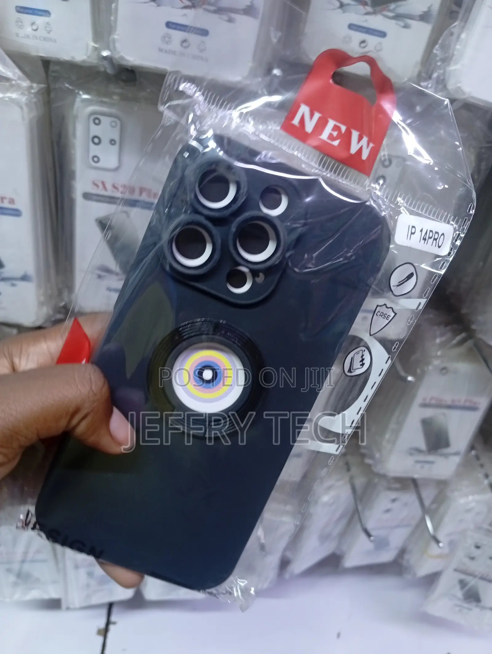 iPhone 14 Pro Matte Dark Blue/Black Magsafe Protective Phone Case
