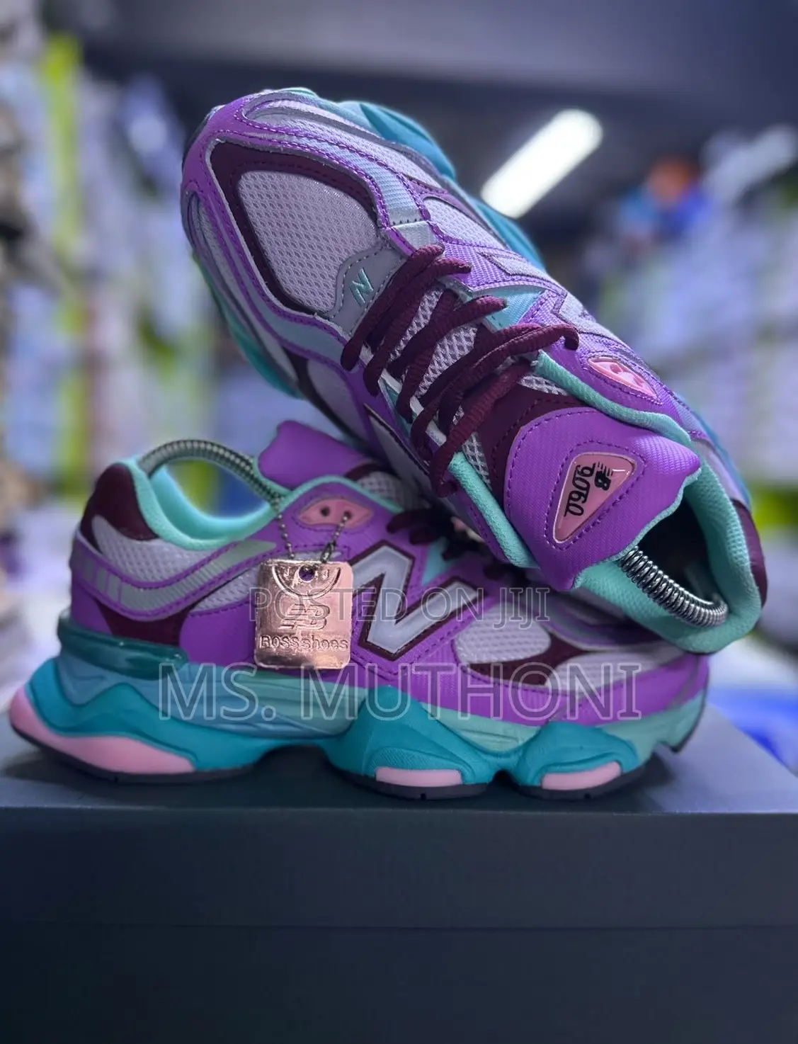 Vibrant Purple and Tea New Balance 9060 Size 36-40