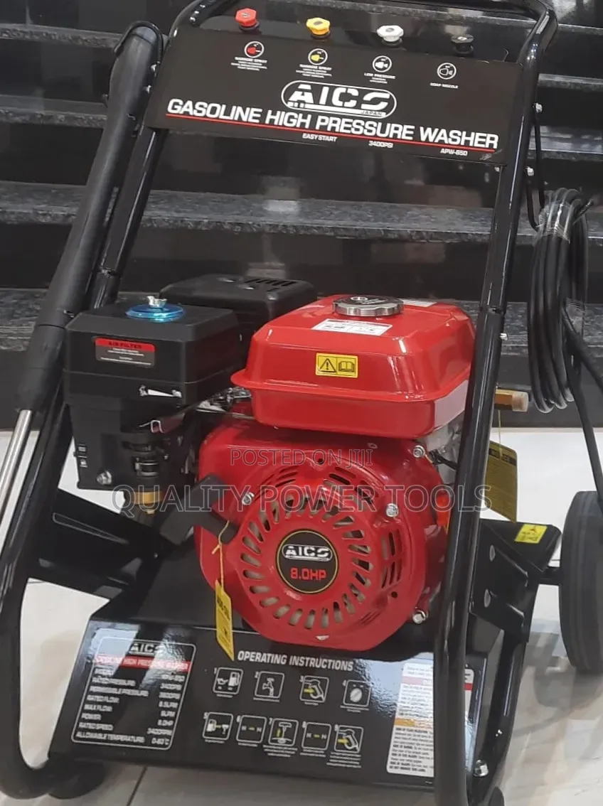 Apw850 Aico Japan Gasoline High Pressure Washer.