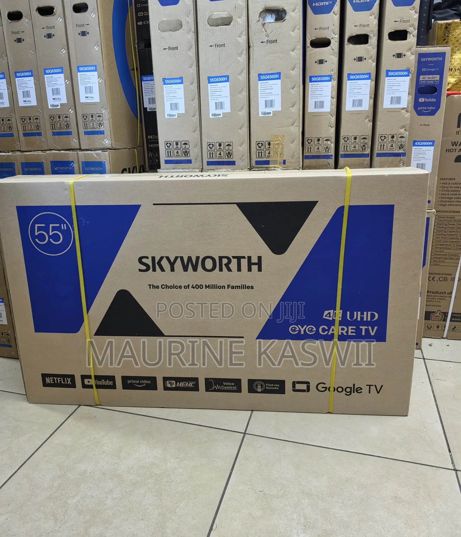 Skyworth 55 Inch Led Smart Google Tv – HDR Display 55g6500g