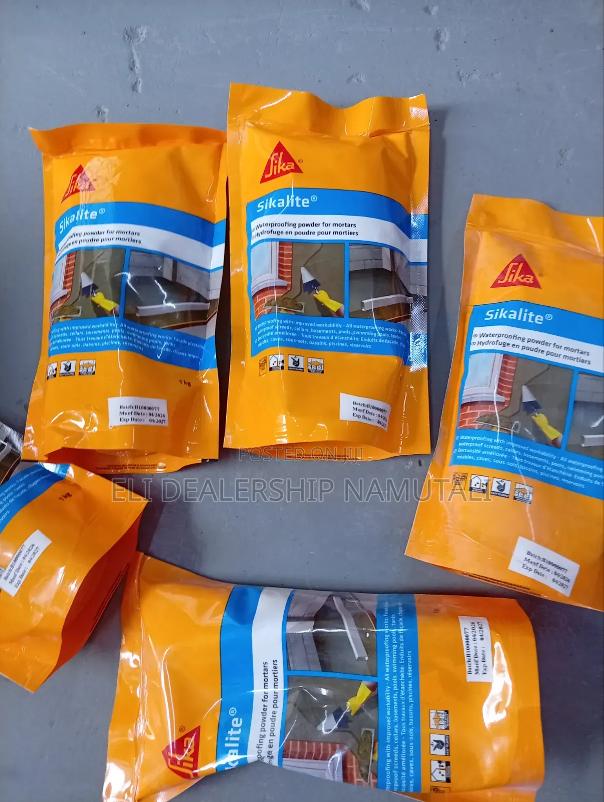 Waterproofing Powder 1kg Sikalite for Plaster, Screed Masonry