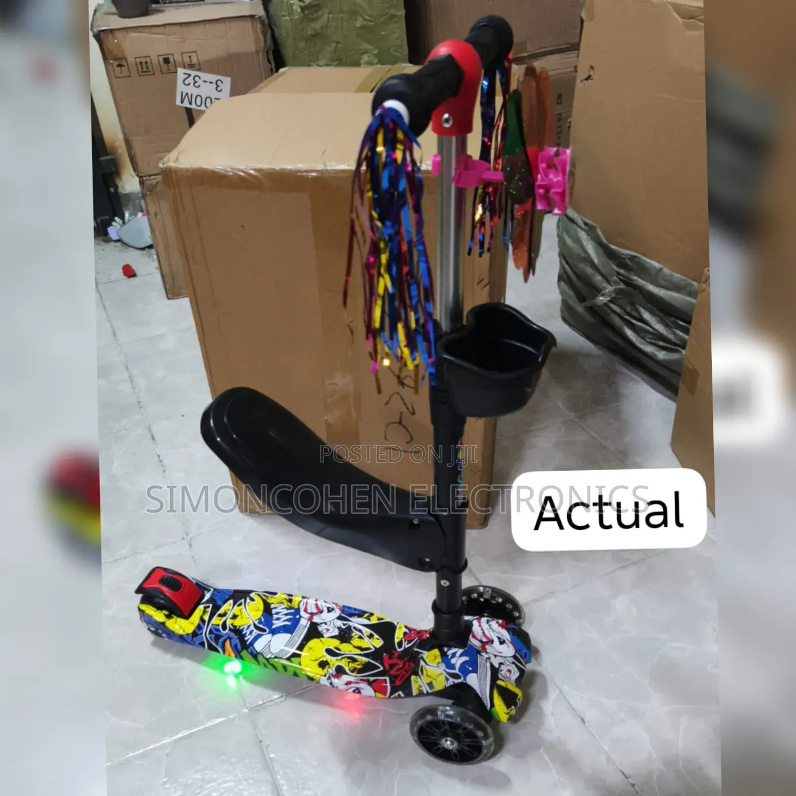 100kg Capacity Foldable Kids Scooter
