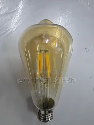 Modern Latern St64 8 Watts Filament Bulb – E27 Warm White Amber Led
