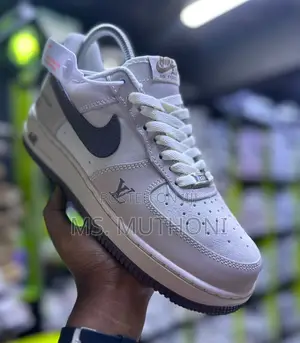 Unisex Casual Nike Air Force Virgil" Louis Vuitton Size 38-45