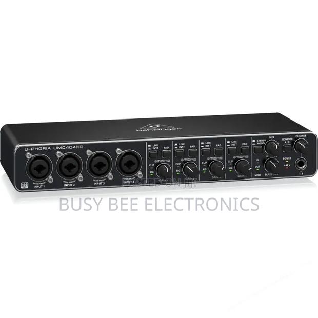 Behringer Umc404hd Audiophile 4x4, 24-Bit/192 KHZ Usb Interface - thumbnail 2