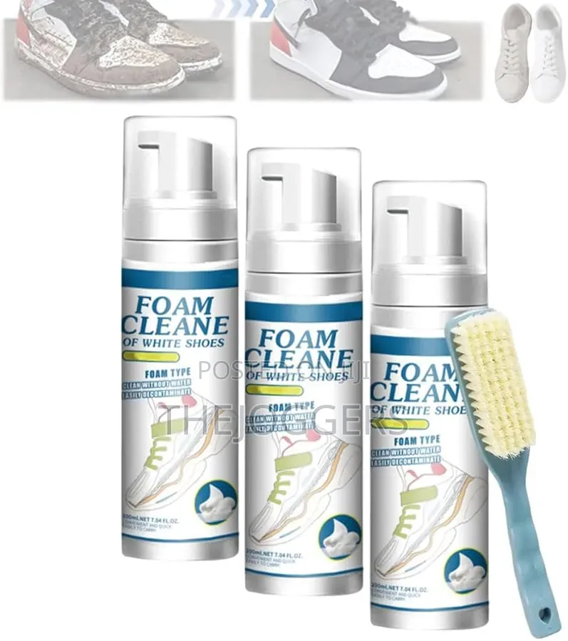 Water-free Sneaker Cleaner, White Shoe Cleaner Foam For Sports Shoes