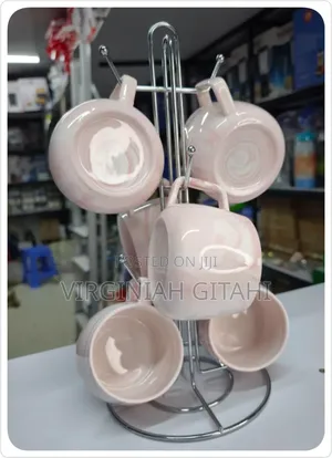 6pcs Ceramic Pot-Like Beautiful Mug