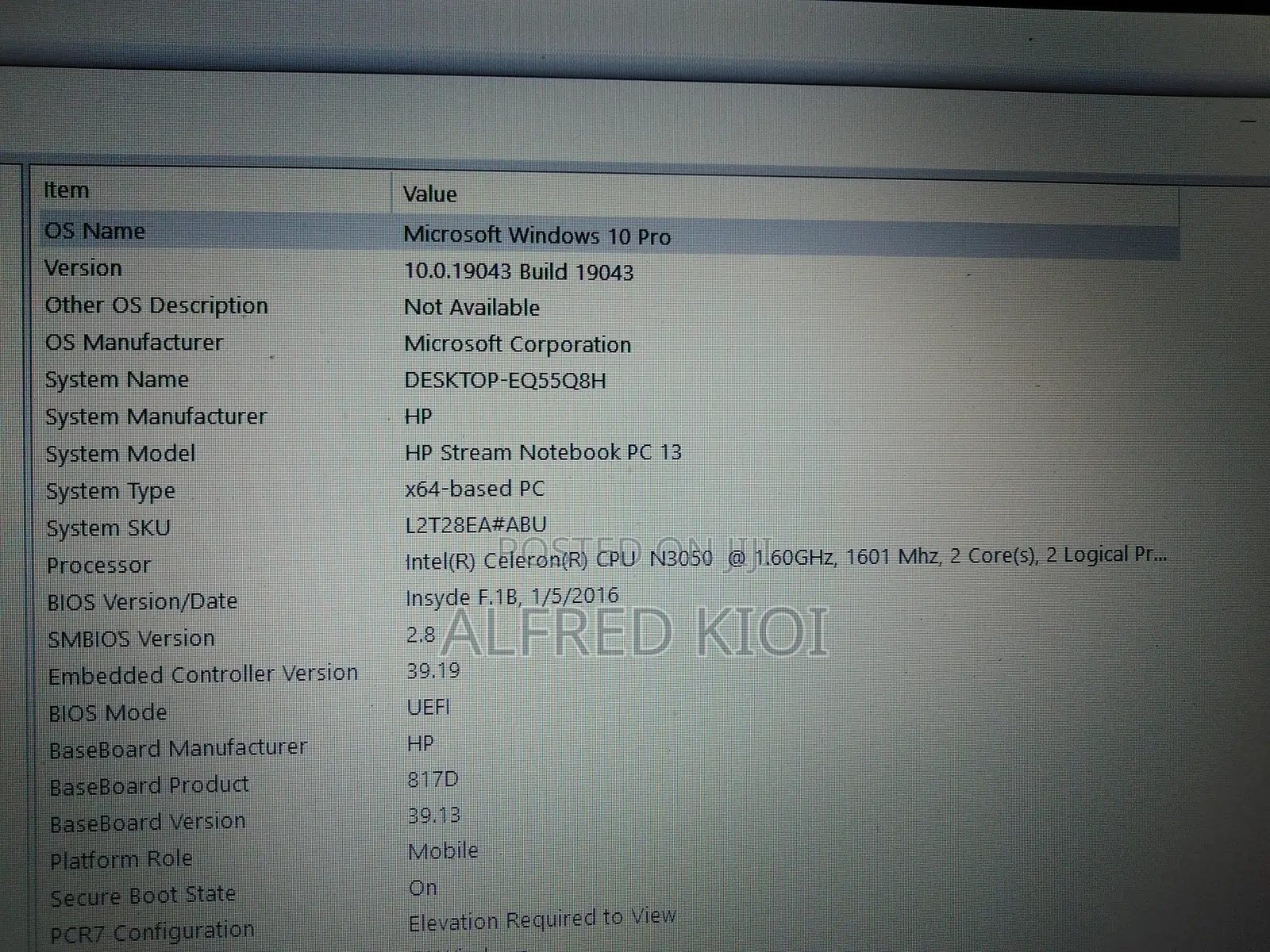 Laptop HP Stream Laptop 2GB Intel Celeron HDD 32GB