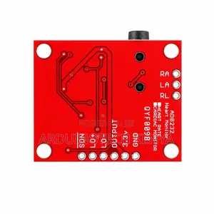 Ad8232 Analog Heart Rate Pulse Sensor Ecg Monitoring Module.
