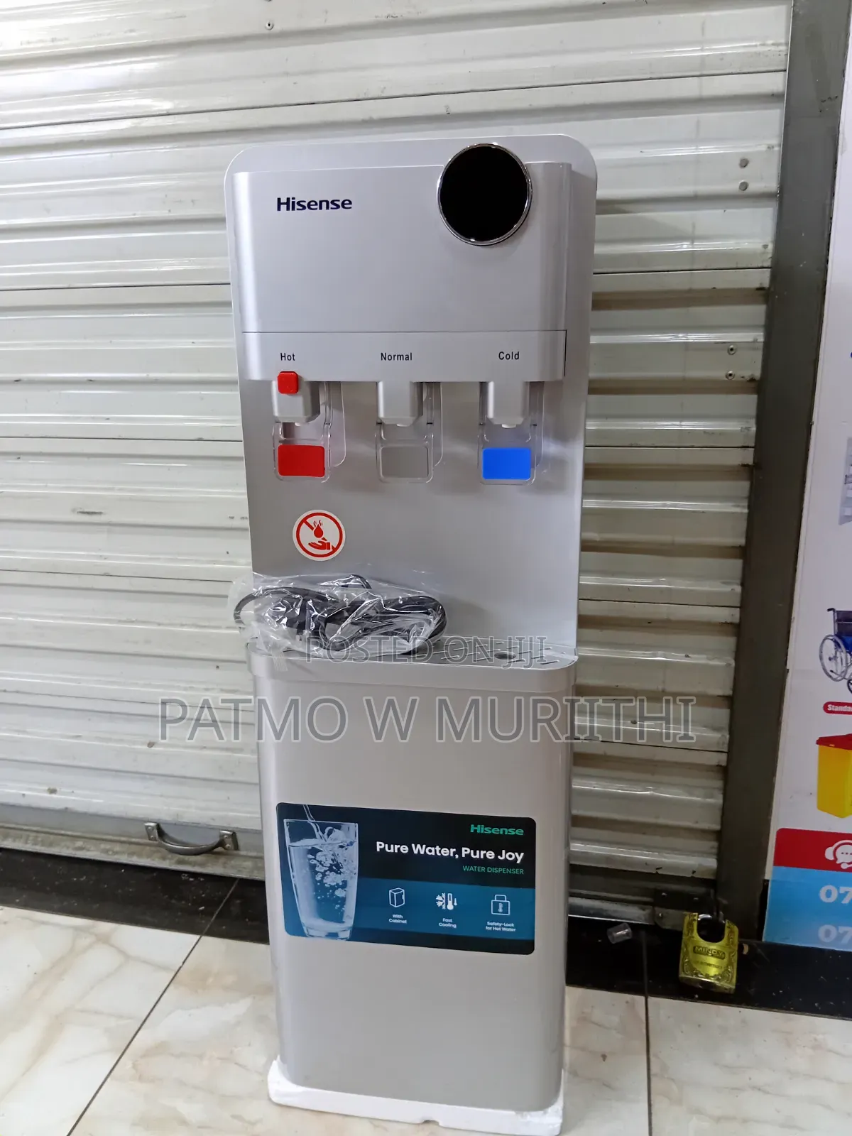 Hisense 3 Tap Water Dispenser "Silver "
