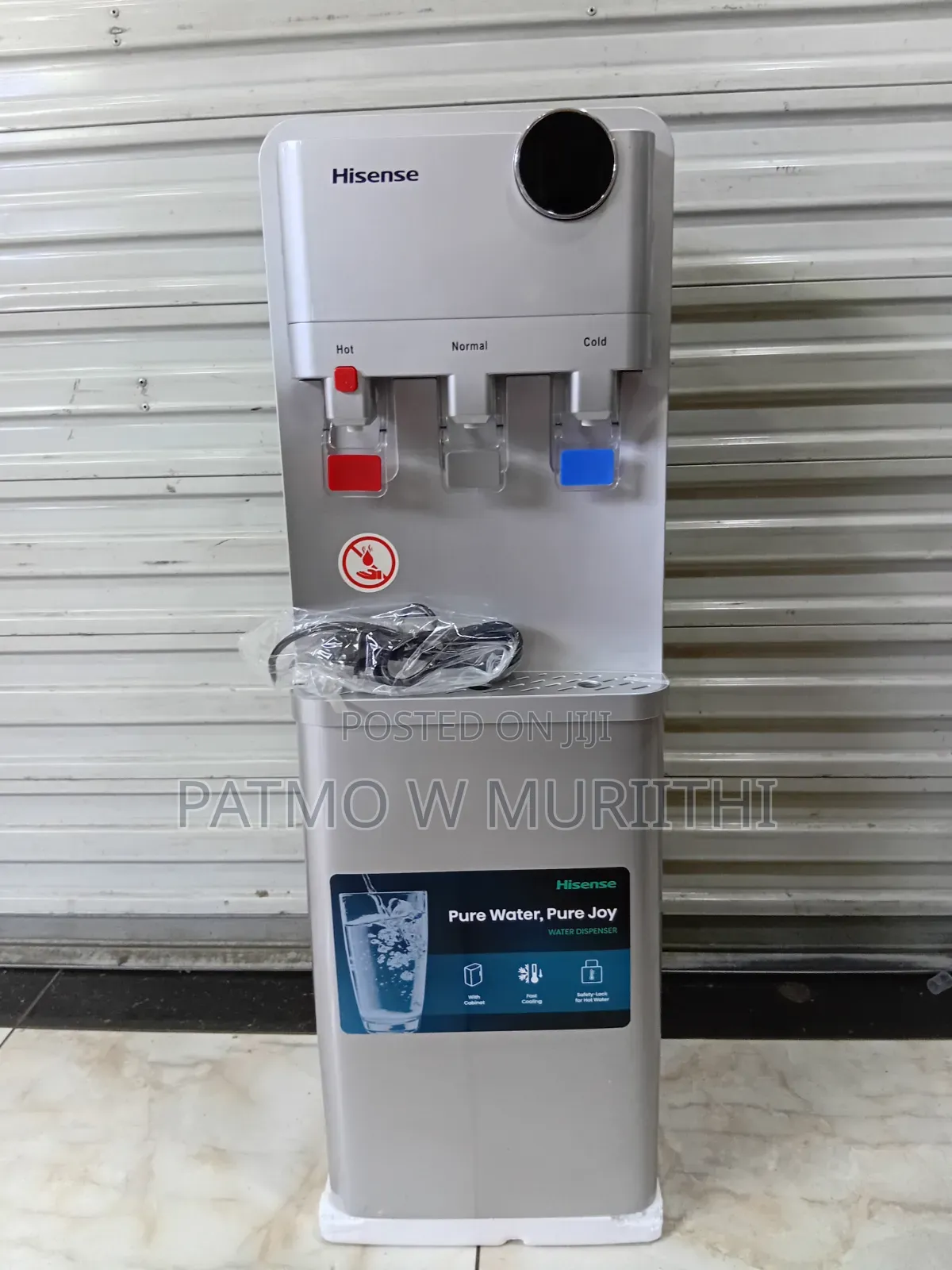 Hisense Water Dispenser H96wdts3s2" Silver 3taps"