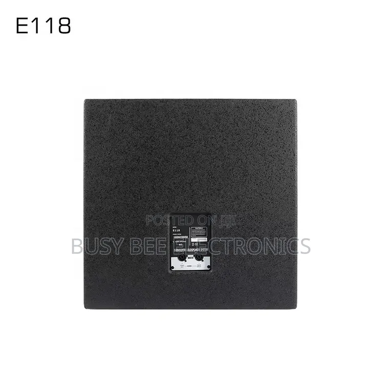 E118 Base Passive Single 18 Inch Subwoofer Speaker 18" Sub 600w 800w