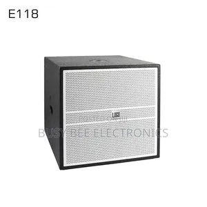 E118 Base Passive Single 18 Inch Subwoofer Speaker 18" Sub 600w 800w