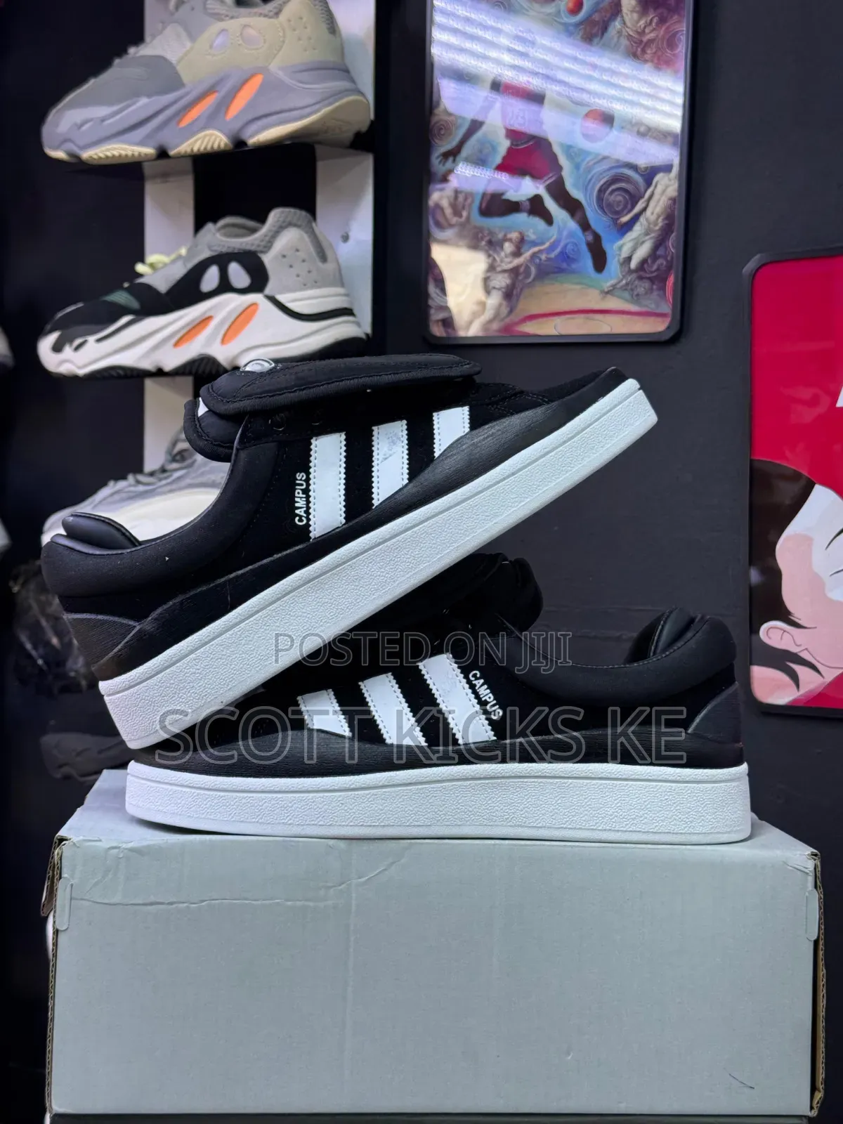Bad Bunny X Adidas Campus "Black White"