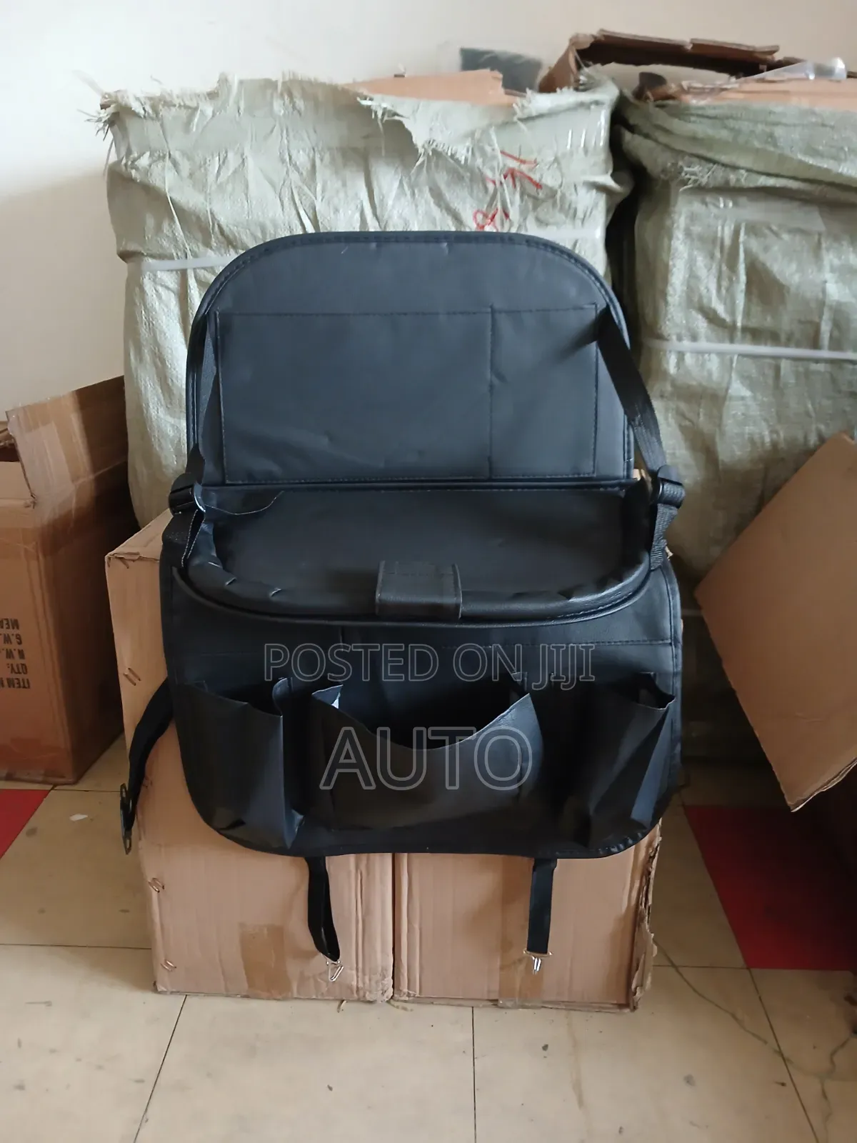 Universal Fabric Car Seat Organizer – Rear Seat Storage Pocket