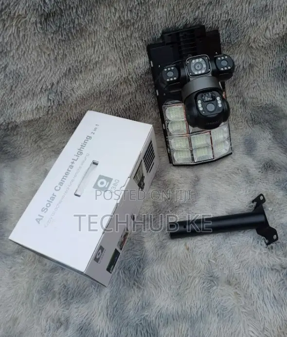 Solar Security Streetlight Camera Wireless 4g CCTV With Phone Viewing