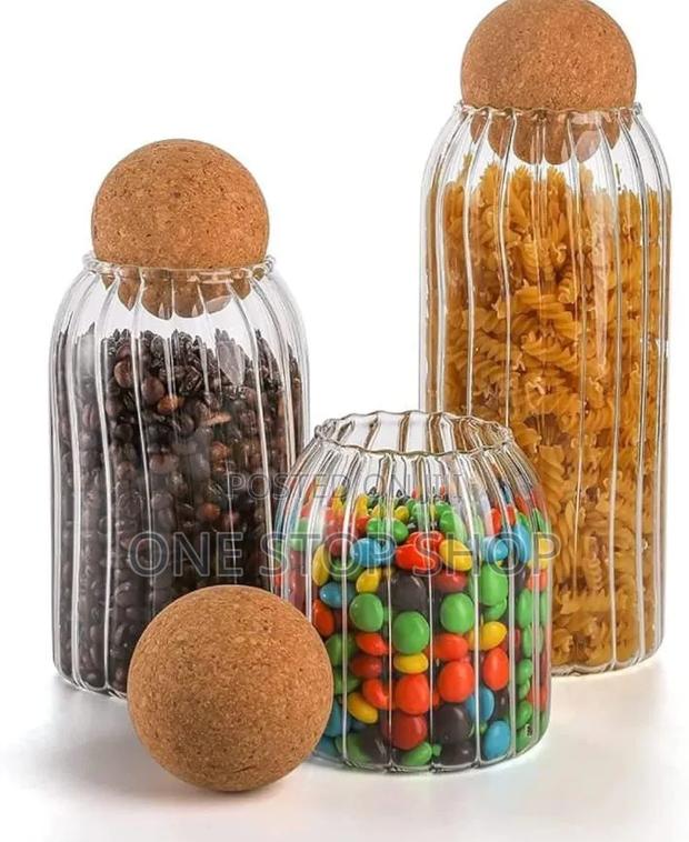 1litre,350ml,700ml Bamboo Glass Holder for Cereal