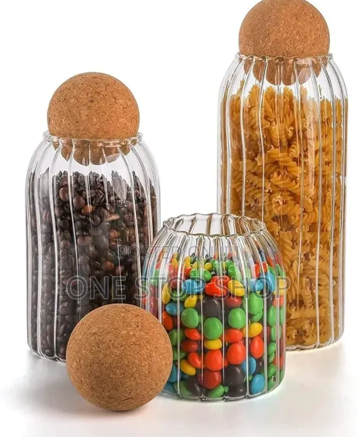 1litre,350ml,700ml Bamboo Glass Holder for Cereal