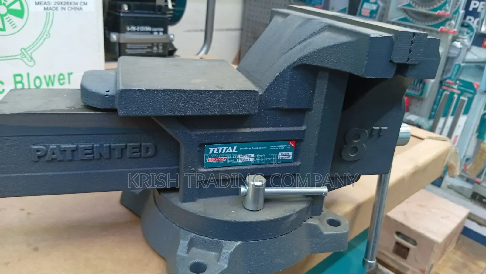 Total Bench Vice 8" – Tht6186