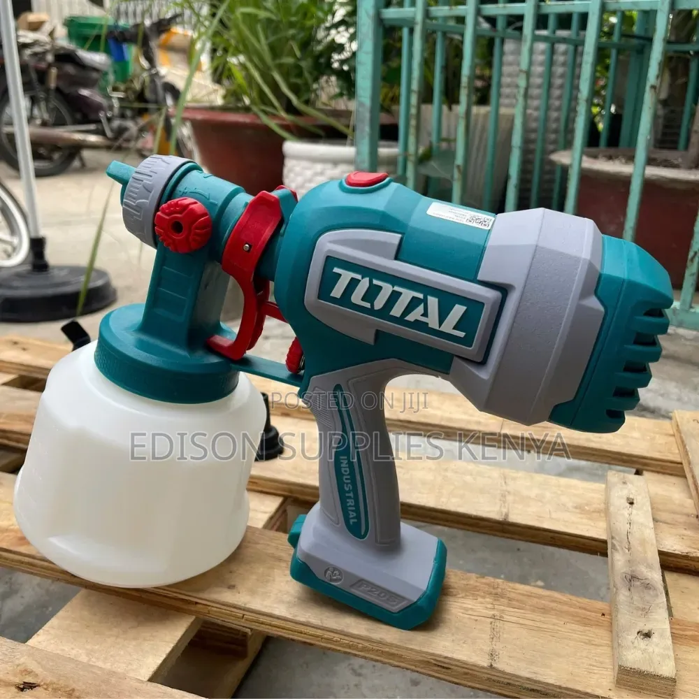 Cordless Spray Gun Total 20v Battery Rechargeable Paint Sprayer
