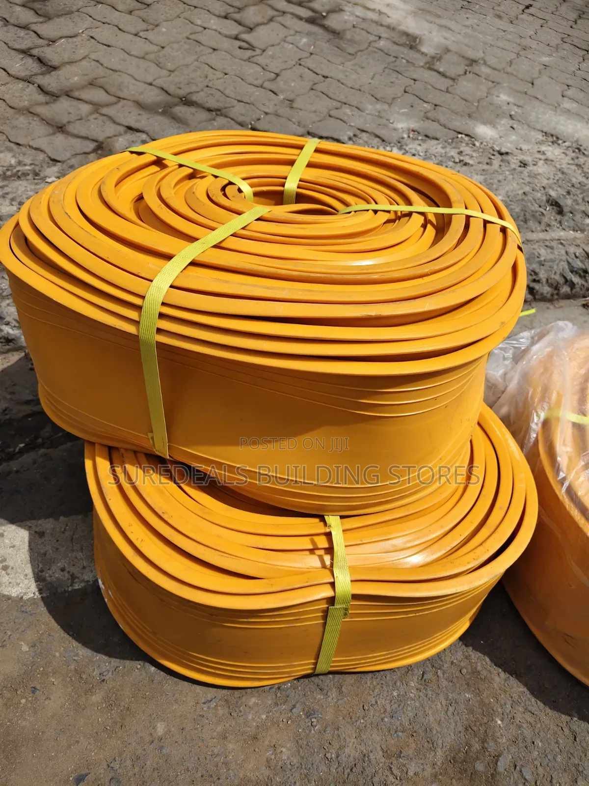 Heavy-Duty Yellow PVC Waterbar - 160mm * 30mtrs