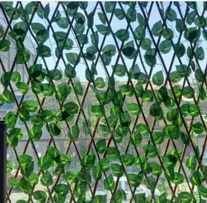 Retractable Artificial Ivy Fence Expandable Privacy Wall Screen