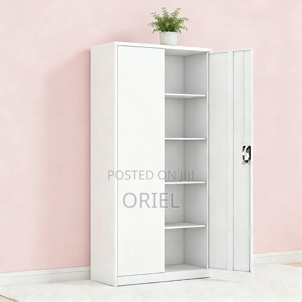 Office Cabinet : 2-Door Steel Metal Filing Cabinet