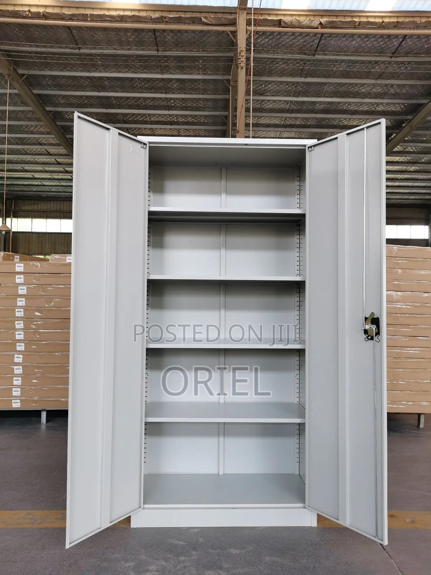 Office Cabinet : 2-Door Steel Metal Filing Cabinet