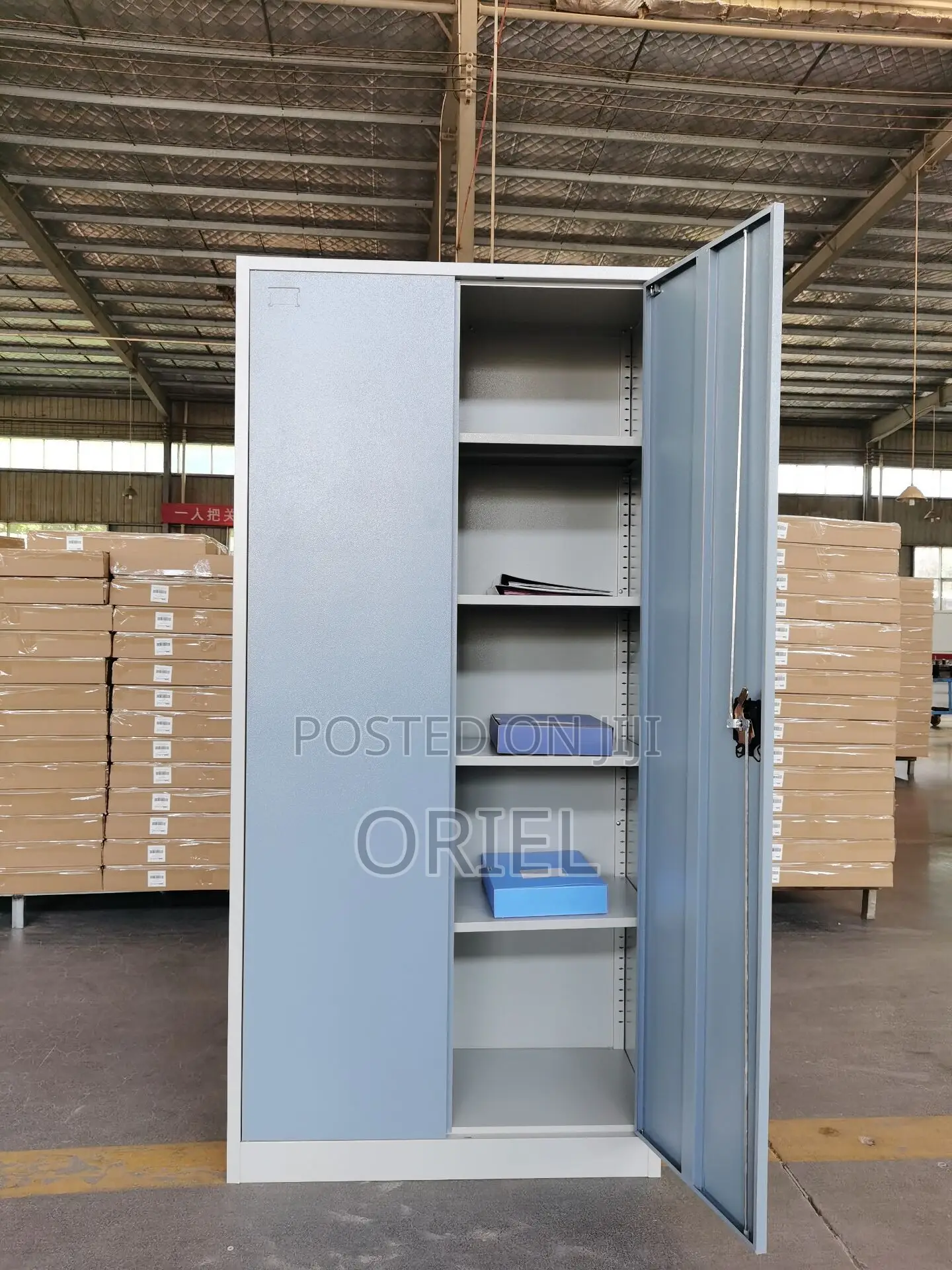 Office Cabinet : 2-Door Steel Metal Filing Cabinet