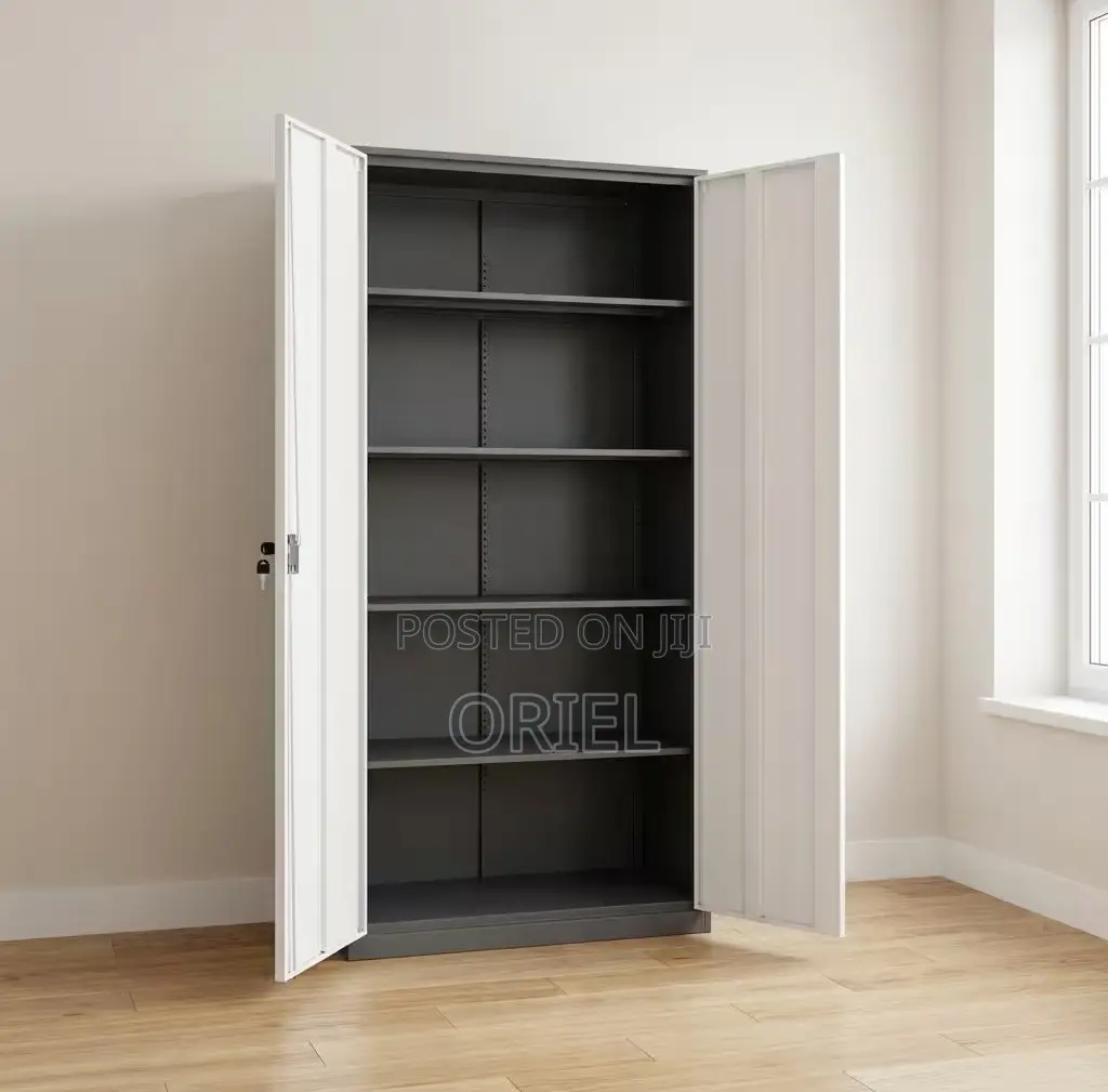 Office Cabinet : 2-Door Steel Metal Filing Cabinet