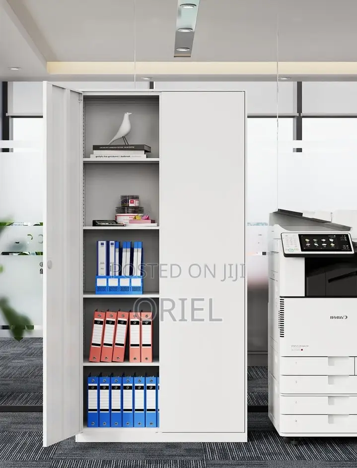 Office Cabinet : 2-Door Steel Metal Filing Cabinet