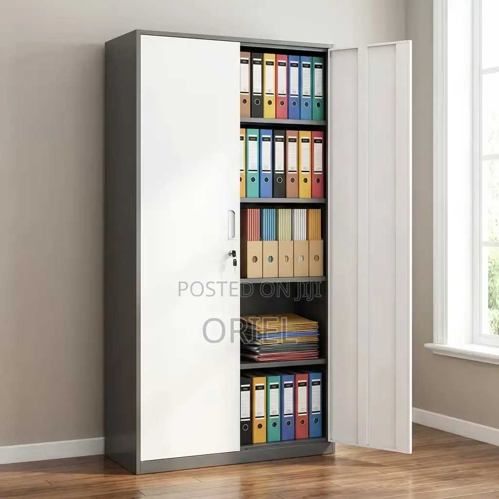 Office Cabinet : 2-Door Steel Metal Filing Cabinet