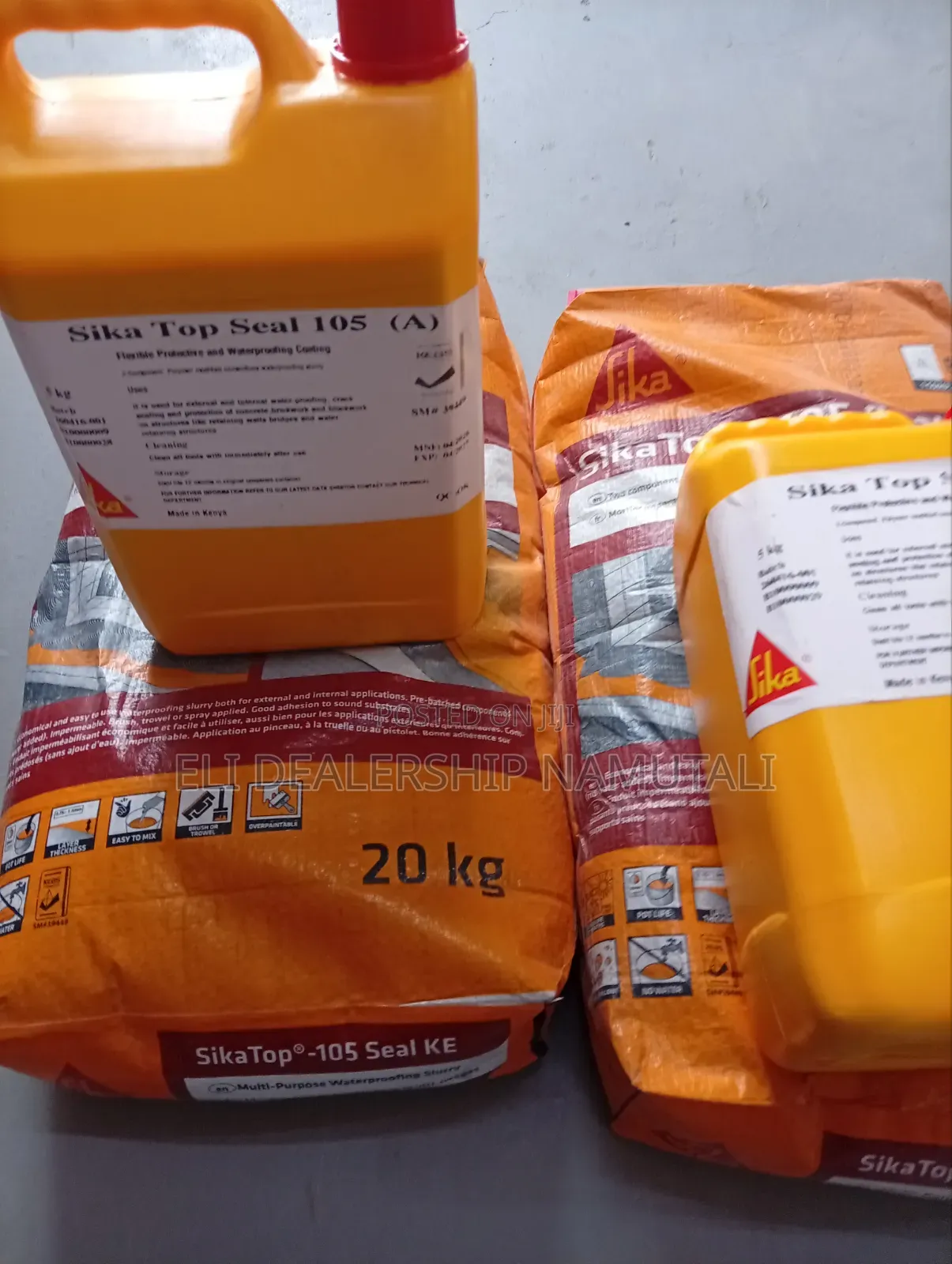 Sikatop 105 Seal Ke 20kg Waterproofing Slurry Kit Complete 2-Component