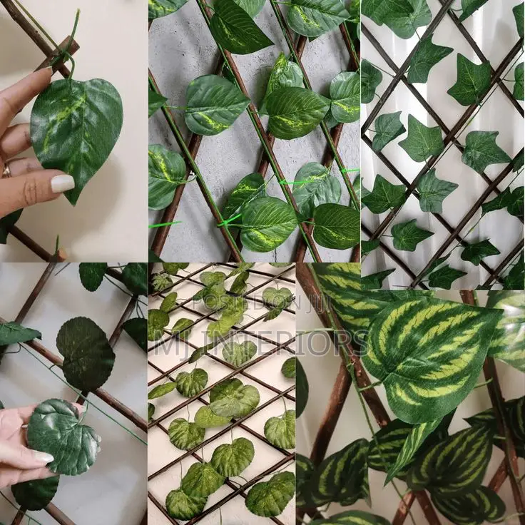 Telescopic Artificial Ivy Fence Balcony Green Privacy Wall Panel