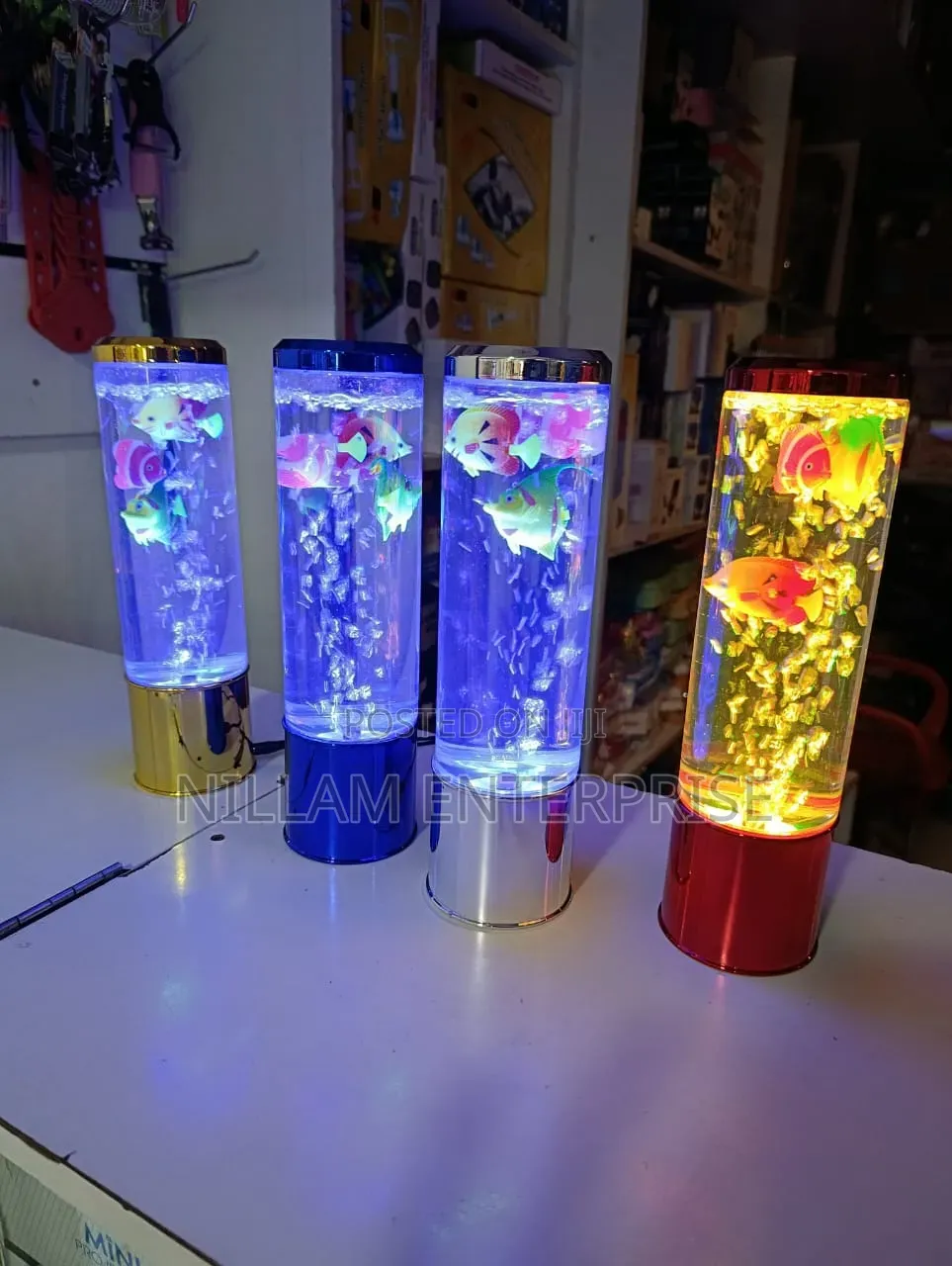 Led Water Bubble Aquarium Column 28cm Bubble Fish Tank,